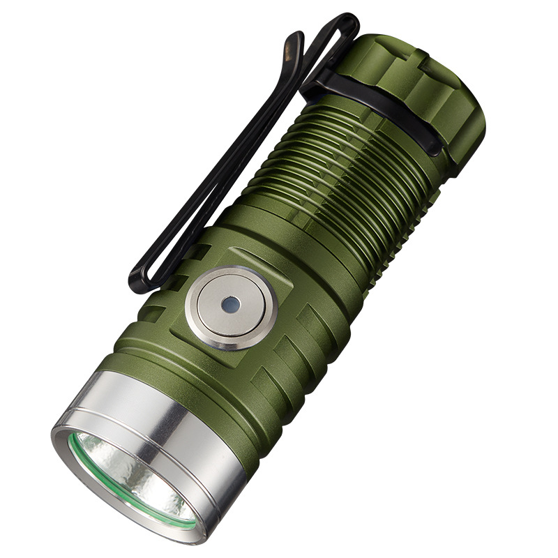 Edc (Every Day Carry - Мини-яркий USB перезаряжаемый светодиодный тактический фонарик