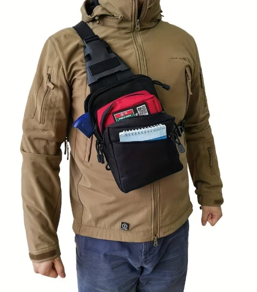 Тактическая сумка-слинг для ск – обзор и цена Edc Concealed Carry Sling Bag