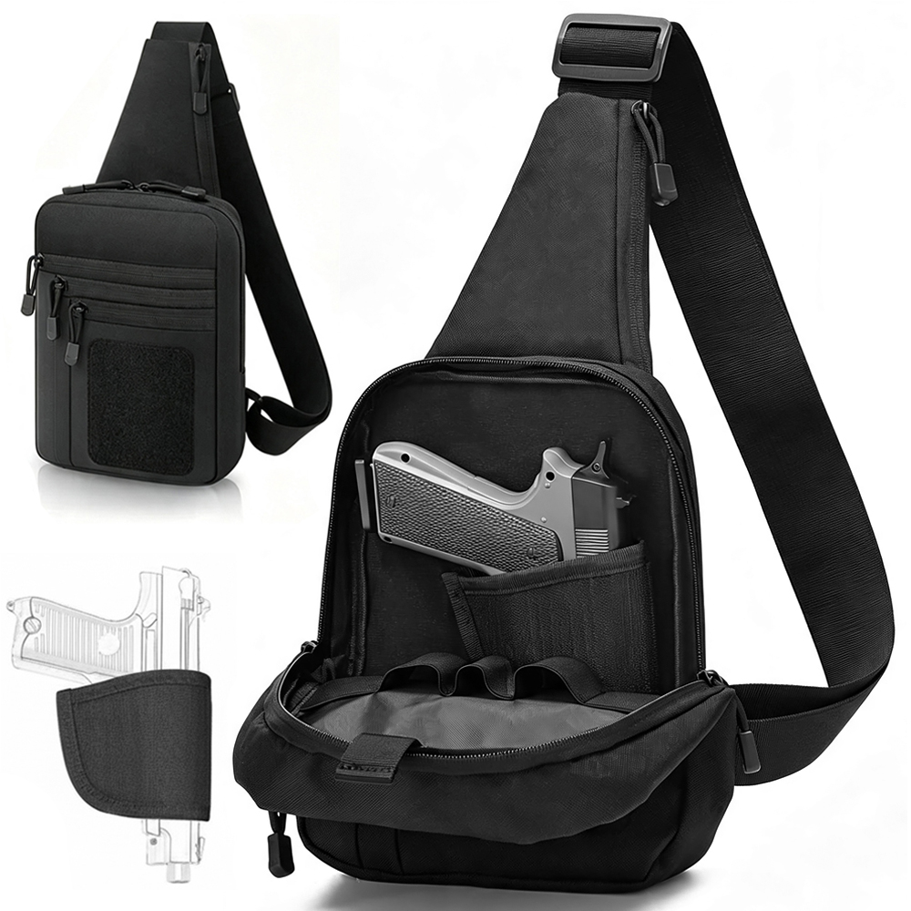 Тактическая сумка-чехол для пи – обзор и цена Edc Concealed Carry Sling Bag