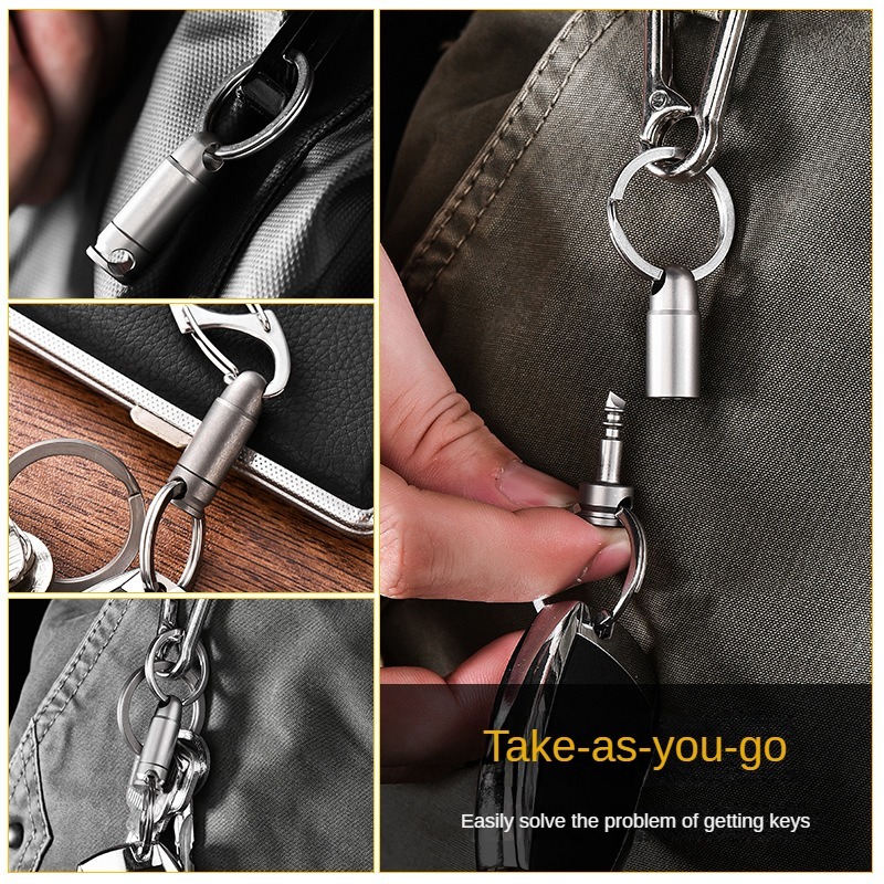 Титановый брелок-спиннер Pione – обзор и цена Edc Carry Bag