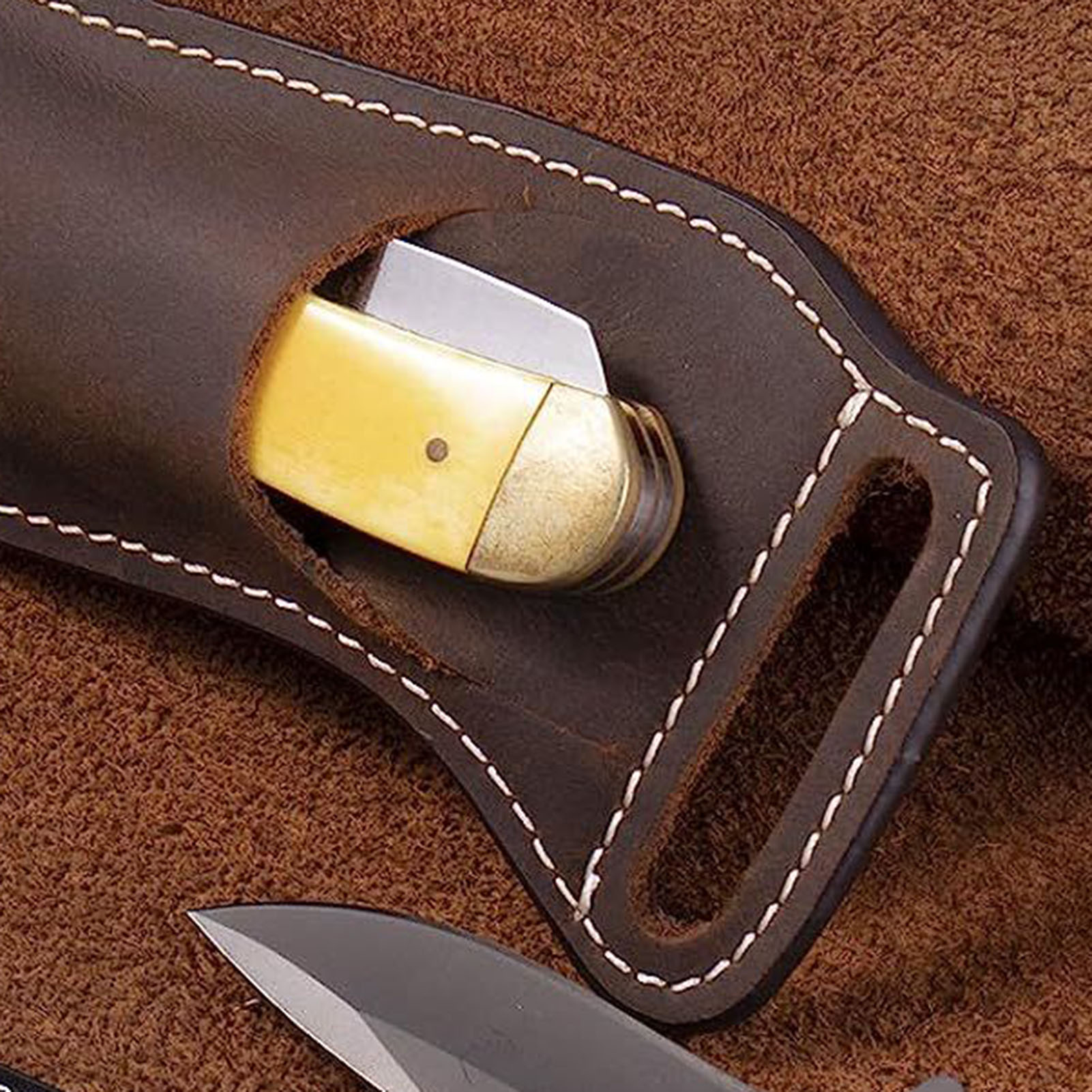 Кожаная поясная сумка для ножа – обзор и цена Edc Carry Essentials