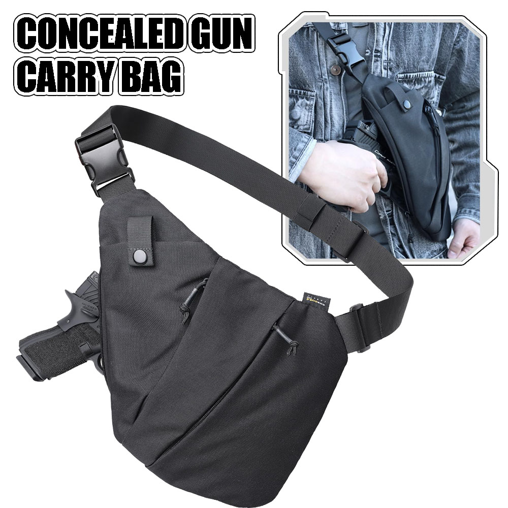 Тактическая Сумка для ношения  – обзор и цена Edc Concealed Carry Sling Bag