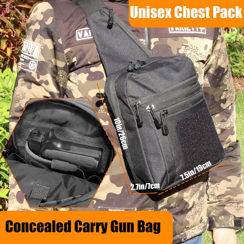 Новая тактическая нагрудная су – обзор и цена Edc Pistol Carry Bag
