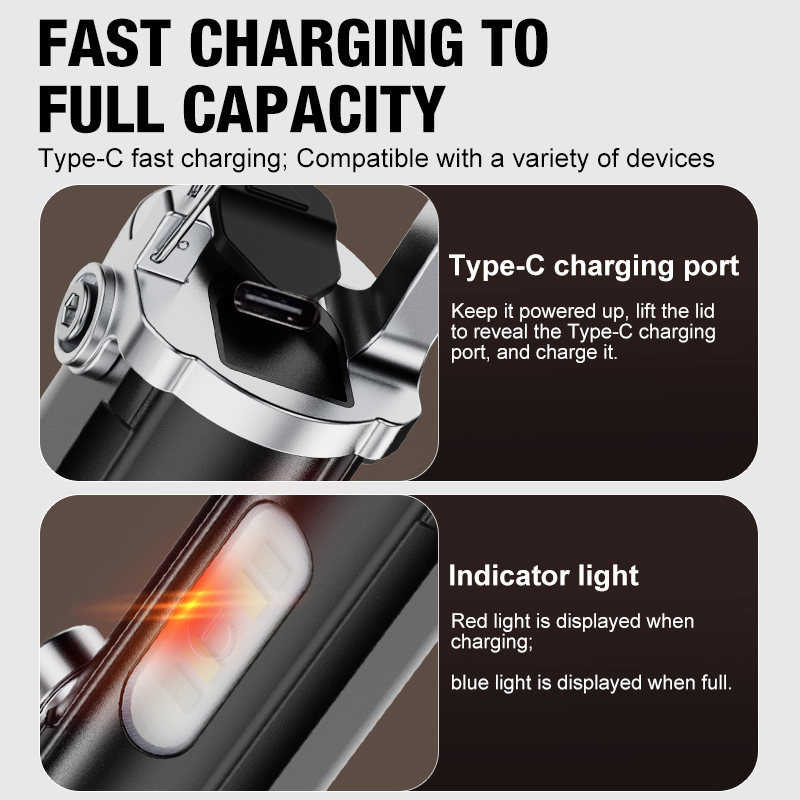 Мощный светодиодный фонарик ED – обзор и цена Keychain Flashlight
