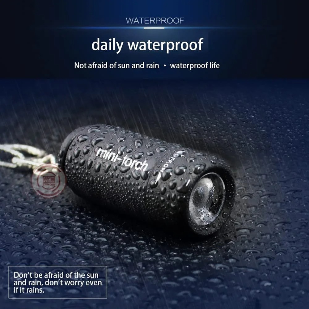 USB-перезаряжаемый мини-фонари – обзор и цена Keychain Flashlight