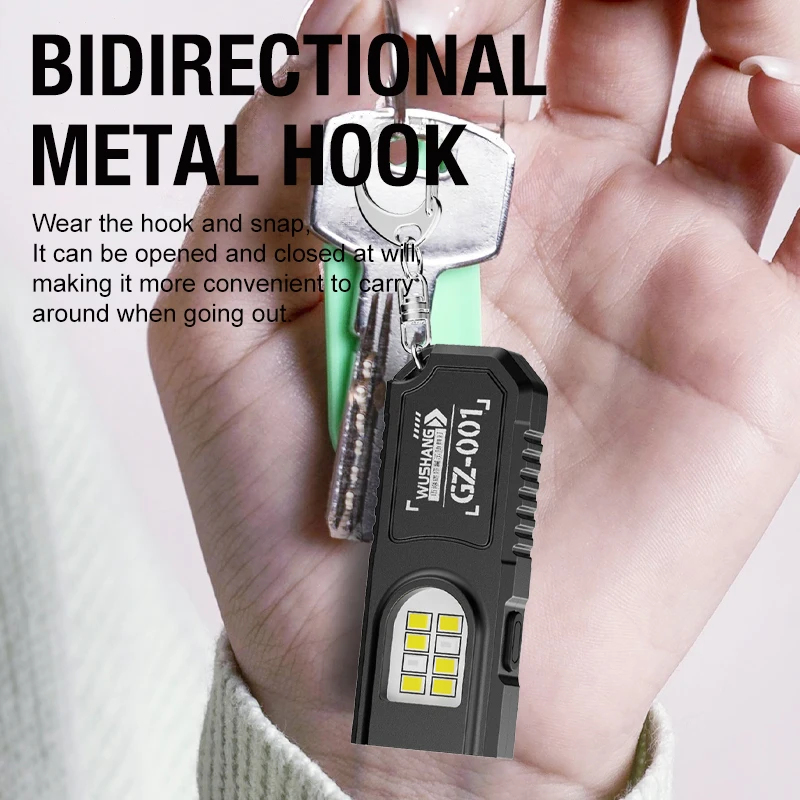 Портативный поясной брелок-фон – обзор и цена Keychain Flashlight