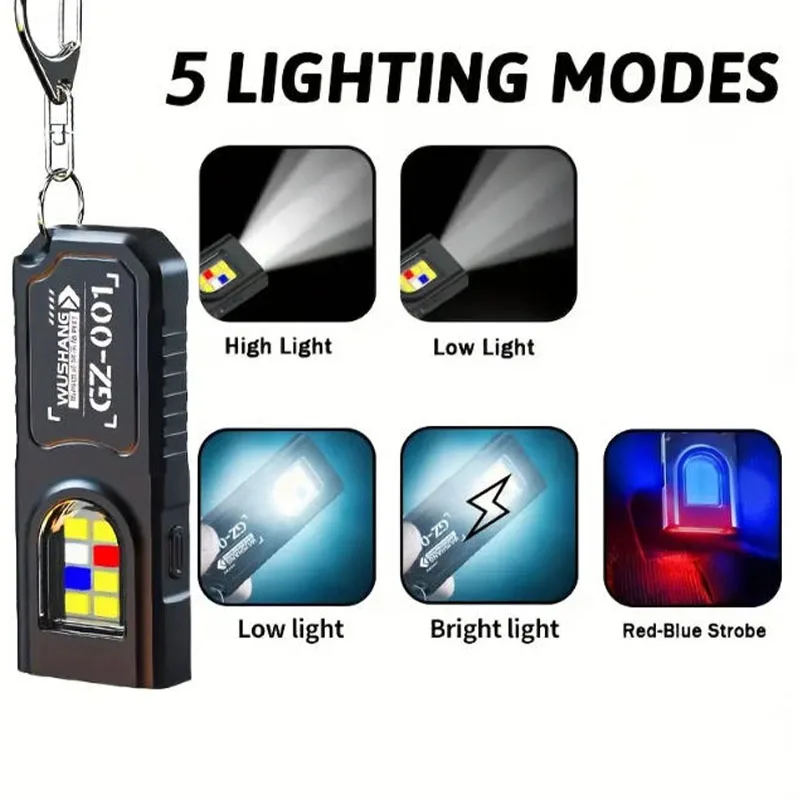 Светодиодный фонарик-брелок с  – обзор и цена Keychain Flashlight