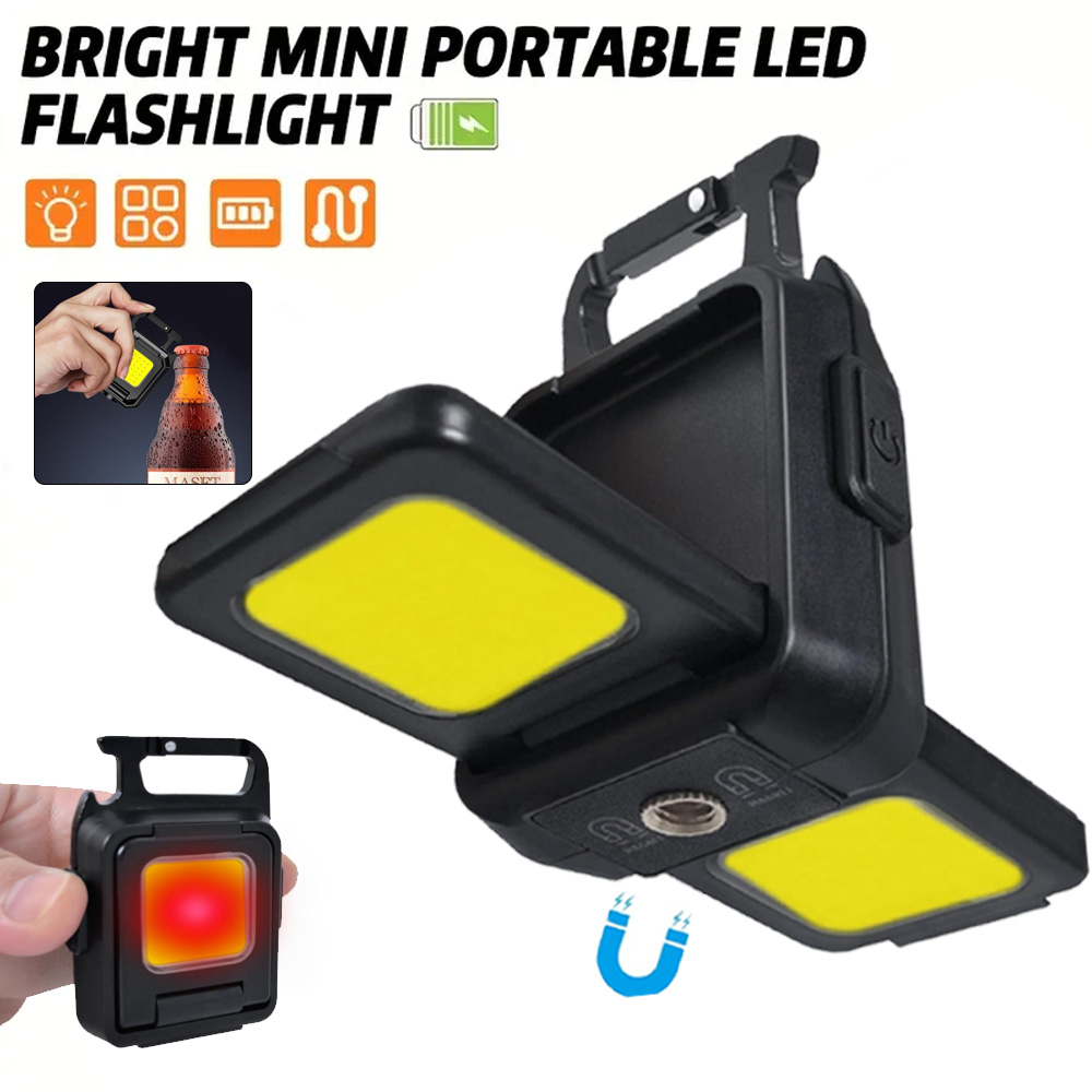 Мини-фонарик-брелок COB, рабоч – обзор и цена Keychain Flashlight