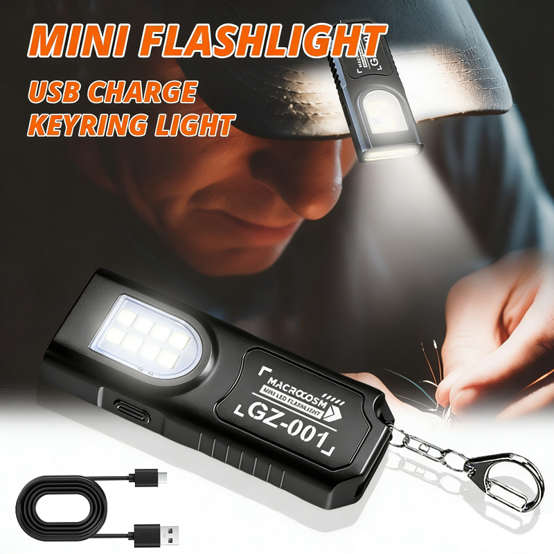 Светодиодный фонарик-брелок с  – обзор и цена Keychain Flashlight