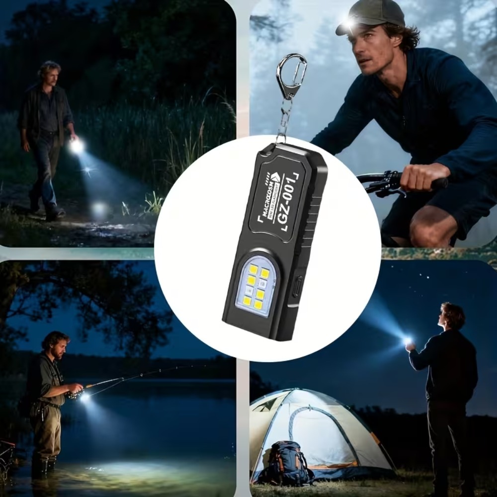 Мини-COB светодиодный брелок-ф – обзор и цена Keychain Flashlight